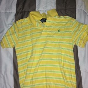 Whitw/Yellow/Green Ralph Lauren Polo